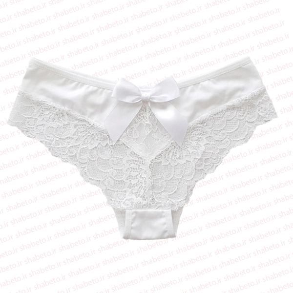 women-back-papilon-underwear-1305-2 شورت زنانه پشت تور پاپیون دار فروشگاه اینترنتی شب تو