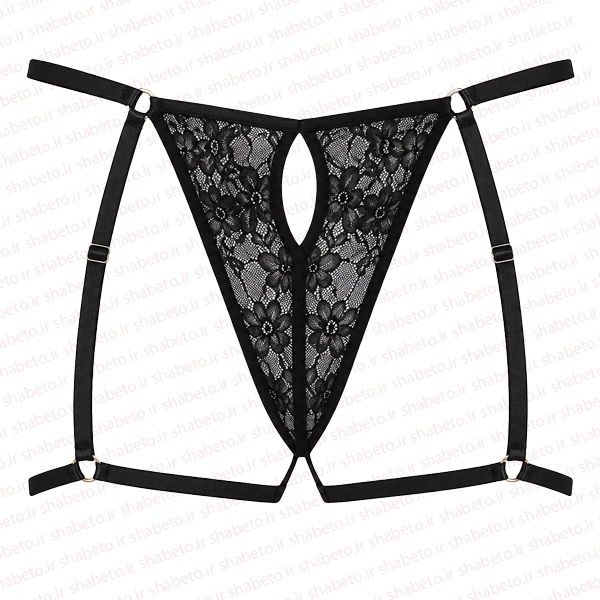 women-gartered-front-open-underwear-1 شورت زنانه جلو باز گارتری فروشگاه اینترنتی شب تو