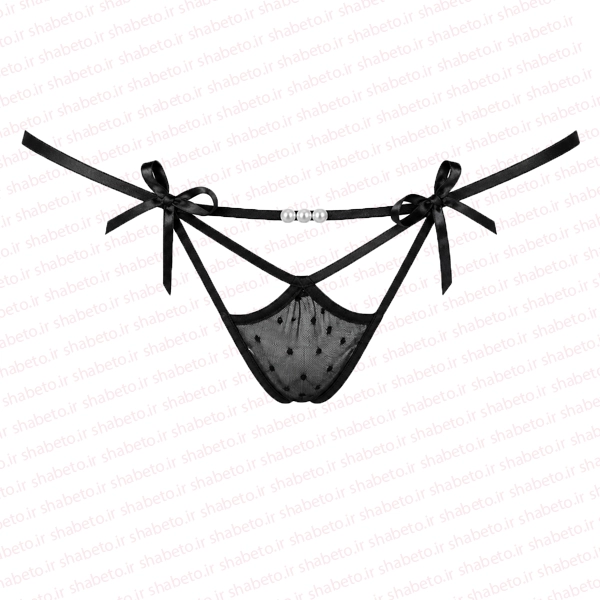 women-pearl-lambada-underwear-1334-1 شورت زنانه فانتزی جلو مرواریدی فروشگاه اینترنتی شب تو